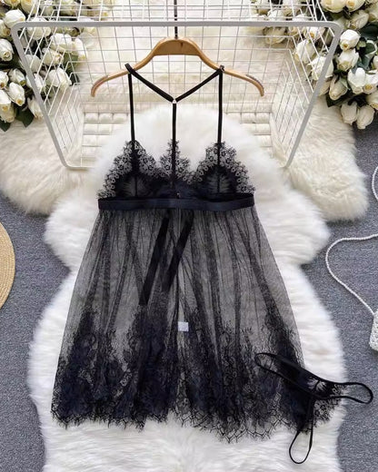 Make Him Stare Bustier Two Piece Lingerie