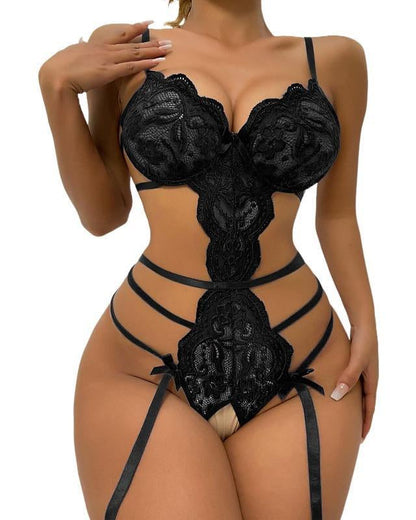 Ravishing Rouge Strappy Babydoll Lingerie
