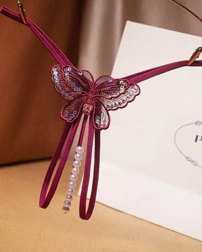 Jeweled Butterfly Desire Panty Lingerie