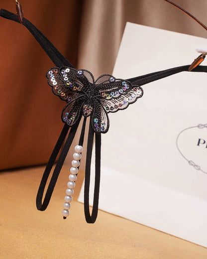 Jeweled Butterfly Desire Panty Lingerie