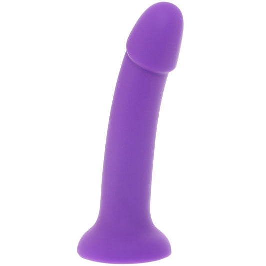 Premium 8 Inch Purple Silicone Dildo