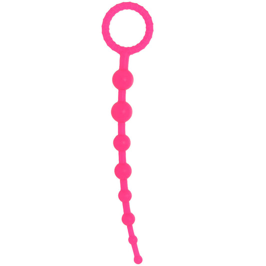 Graduated Anal Beads in Pink
