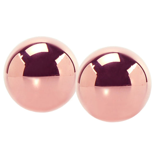 Weighted Kegel Balls in Rose Gold