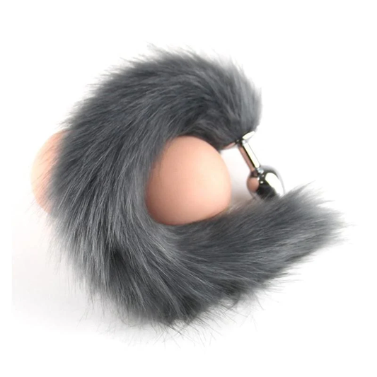 Fox Tail Steel Butt/Anal plug