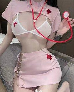 Innocent Allure Pink Nurse Fantasy Lingerie