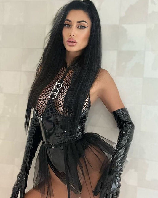 No Safe Word Needed Built-In Bra Bondage Lingerie