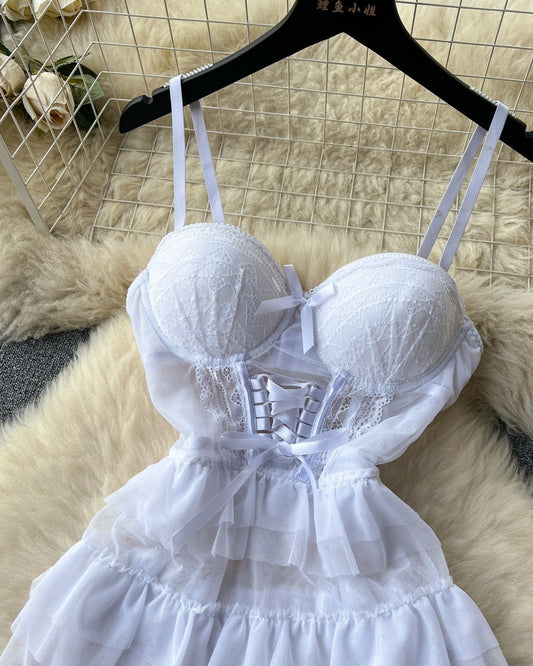 Old Hollywood Allure Two Piece Lingerie Set