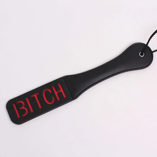 Leather Spanking Bitch Paddle