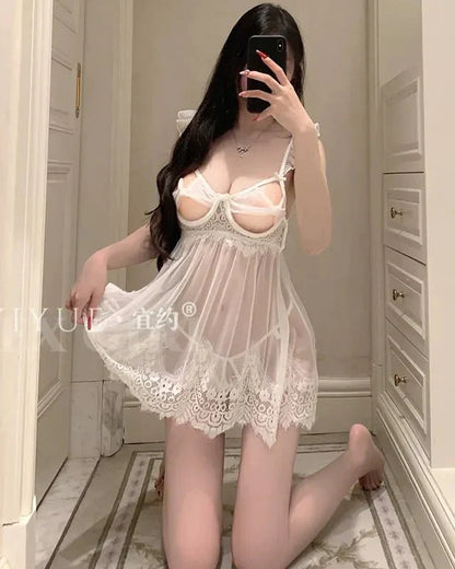 Unwrap Me Lace Babydoll Lingerie