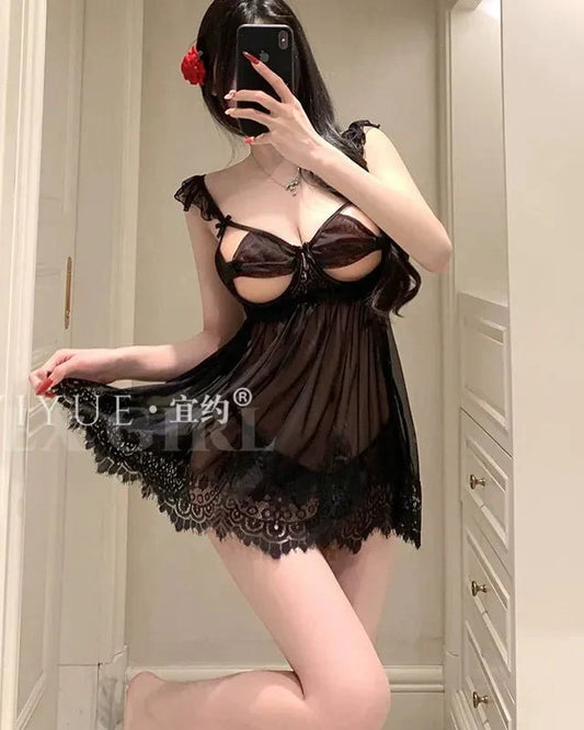 Unwrap Me Lace Babydoll Lingerie