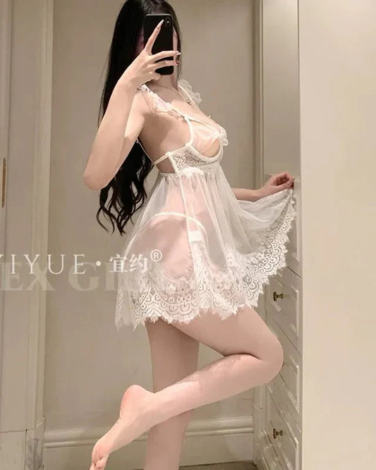 Unwrap Me Lace Babydoll Lingerie