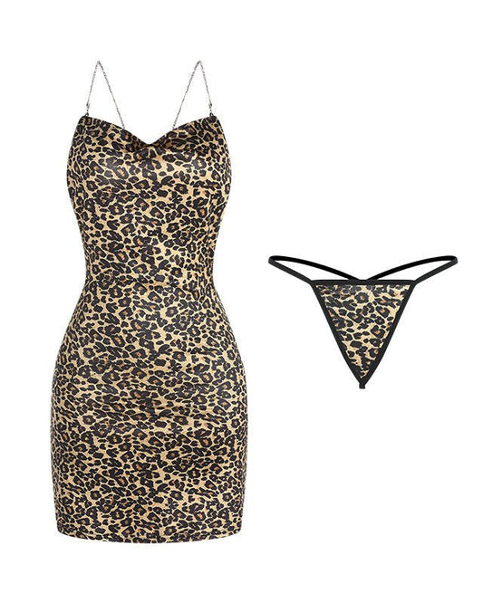 Jungle Fever Backless Lingerie
